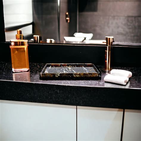 Bathroom Tray - Marble Vanity Tray | Nature Home Decor