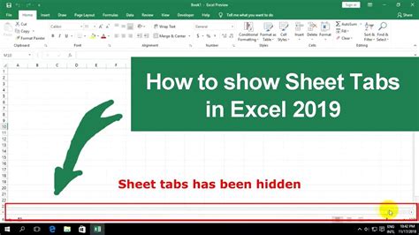 Excel Worksheets Tabs