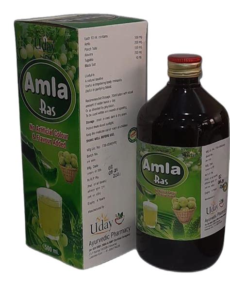 Uday Amla Ras Packaging Type Box Liquid At Rs 200 Bottle In Asandh