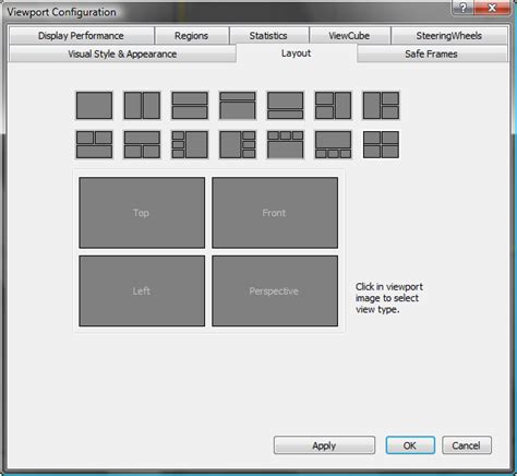 Setting Viewport Layout