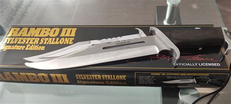 Rambo Sylvester Stallone Signature Edition Knife A Collector S Dream