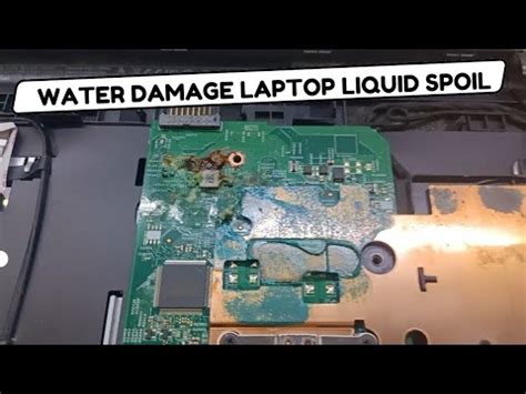 How To Fix A Water Damage Laptop Laptop Liquid Spoil Damage Dell