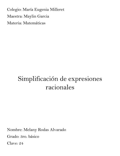 Solution Simplificacion De Radicales Studypool