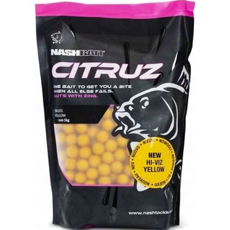 KULKI NASH CITRUZ BOILIES YELLOW 12mm 1kg