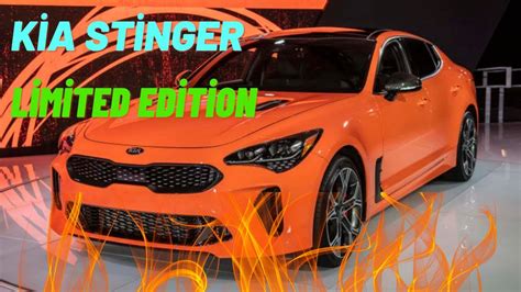 Kia Stinger Production Fades Into Sunset With Limited Tribute Edition