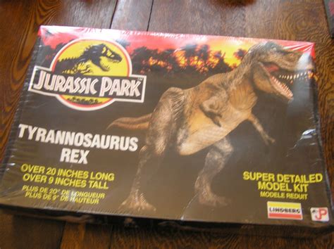 Lindberg 1993 Jurassic Park Tyrannosaurus Rex Super Detailed Model Kit~~nib 4617732348