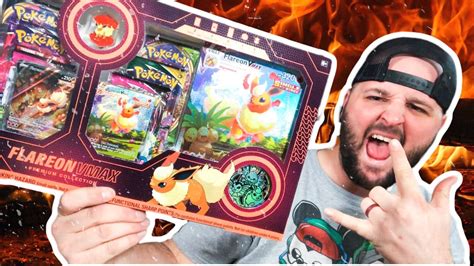 Flareon Vmax Alt Arts Premium Collection Box Youtube