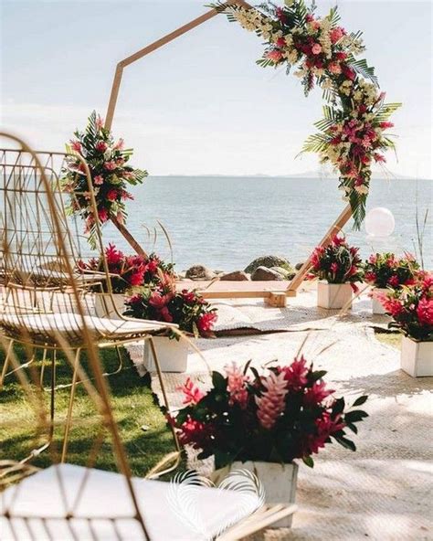 20 Stunning Beach Wedding Ceremony Ideas Backdrops Arches And Aisles