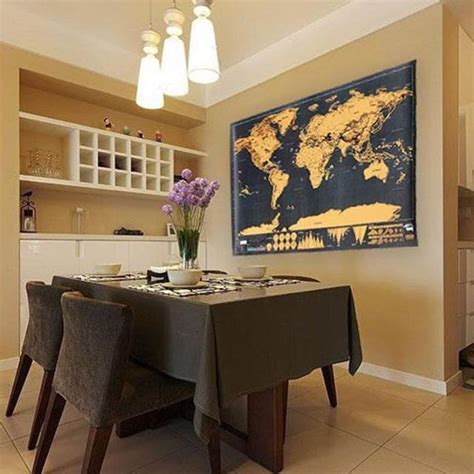 Carte Du Monde à Gratter Mappemonde Map Carte Géographique Carte
