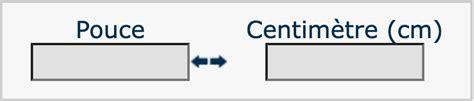 Conversion De Pouces En Centim Tres Cm Exemples Pratiques