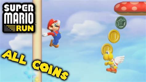 Super Mario Run All Pink Purple Black Coins In World 1 Android