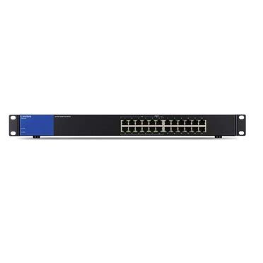 Jual LINKSYS LGS124P AP 24 Port Rackmount Business Gigabit PoE Switch