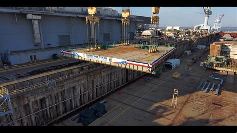 Enterprise Cvn Ceremonial Keel Laying Time Lapse Youtube