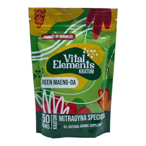 Buy Vital Elements Green Maeng Da Kratom Powder