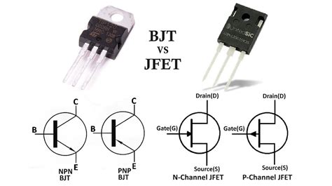 Differences Between Bjt And Jfet Hackatronic