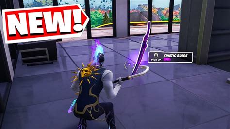 Fortnite New Katana Kinetic Blade Youtube