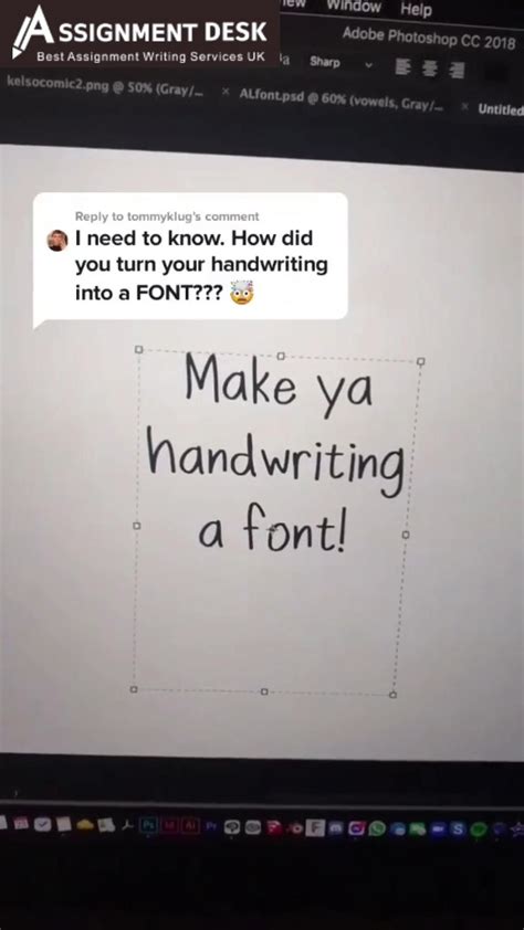 How To Turn Your Handwriting Into A Font For Free Artofit