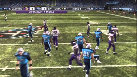 Madden 12 Franchise Minnesota Vikings Preseason Week 1 Titans Ep