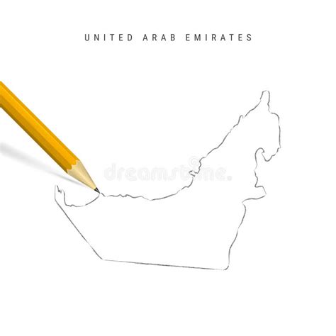 Outline Map Uae Stock Illustrations 817 Outline Map Uae Stock