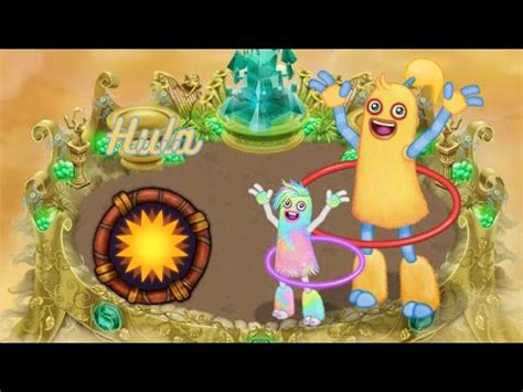 My Singing Monsters Hula Y Hula Pica Todos Los Monstruos Isla Oro