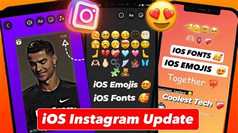 How to Use los Emoji Fonts and Round Edge Story on Instagram Ios ...