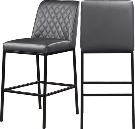 Faux Leather Bar Stool - Adore Décor