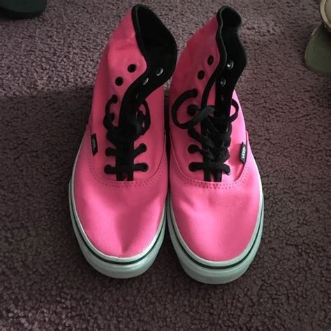 Neon Pink Hightop Vans Pink Hightop Vans Pink Vans Neon Pink Vans