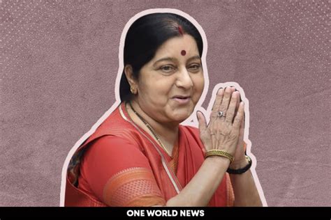 Sushma Swaraj A Woman Who Was Known As Jan Ki Neta