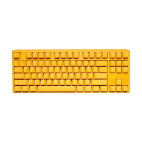 Promo Ducky One 3 Yellow TKL Hotswap RGB Double Shot PBT QUACK