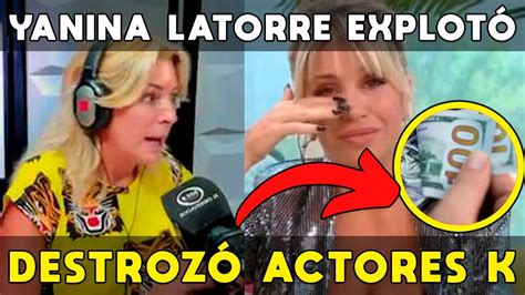 Yanina Latorre Explot Y Destroz A Flor Pe A Y A Los Actores