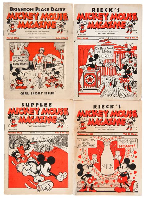 Hake S Mickey Mouse Dairy Promotion Magazines