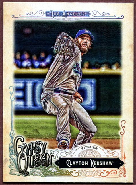 Topps Gypsy Queen Clayton Kershaw Baseball Card Los Angeles