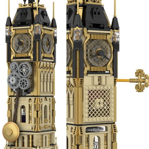 Steampunk Clock Tower Pantasy 85008 Modular Building With 2460 Pieces