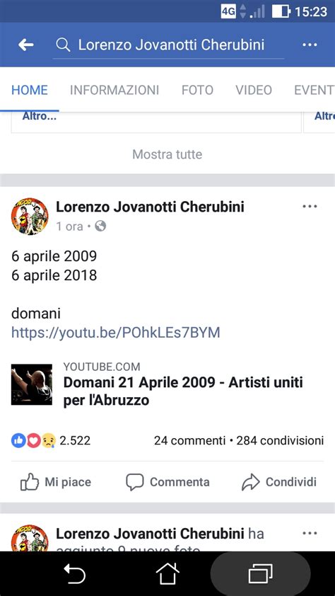 Sisma L Aquila La Dedica Di Jovanotti E Degli Altri Artisti Rete