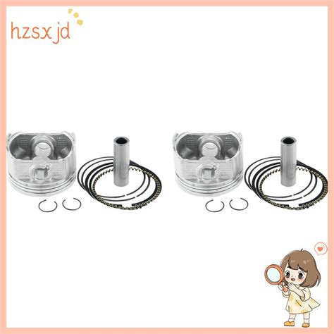 Set Mm Motorcycle Piston Ring Mm Pin Ring Kit Cylinder Piston