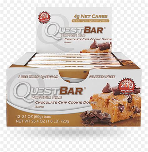 Quest Chocolate Chip Cookie Dough Bar Box Of - Quest Bar Chocolate Chip ...