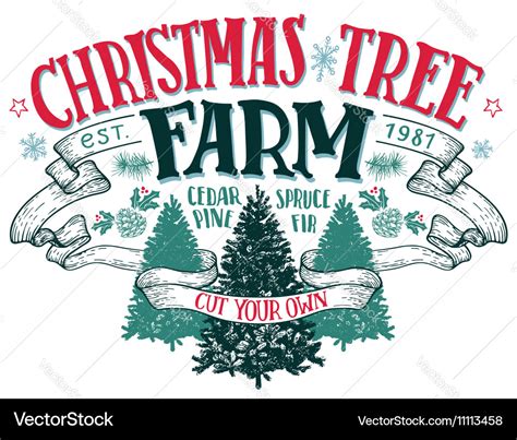 Printable Christmas Tree Farm Sign