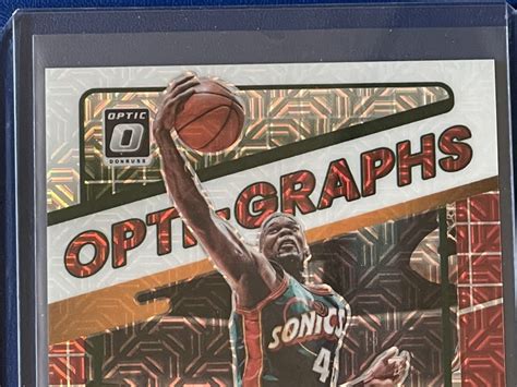 Letao Panini Donruss Optic Opti Graphs Shawn Kemp