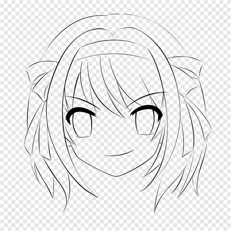 Anime Girl Face Template