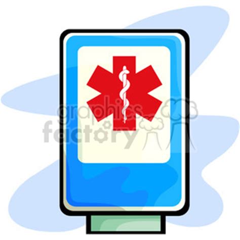 ambulance medical sign clipart #166651 at Graphics Factory.