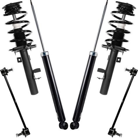 Lincoln Mkc Pc Front Struts Rear Shocks Sway Bar Links Suspension Kit