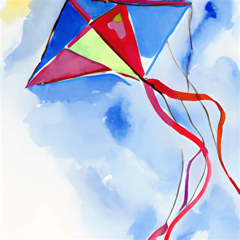 Kite Watercolor Graphic · Creative Fabrica