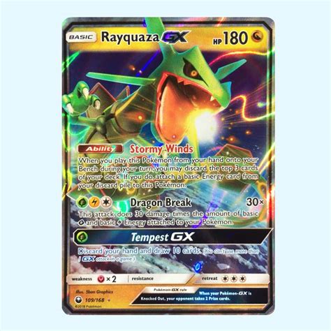 pokemon Rayquaza GX Tempête Céleste 109 Celestial Storm