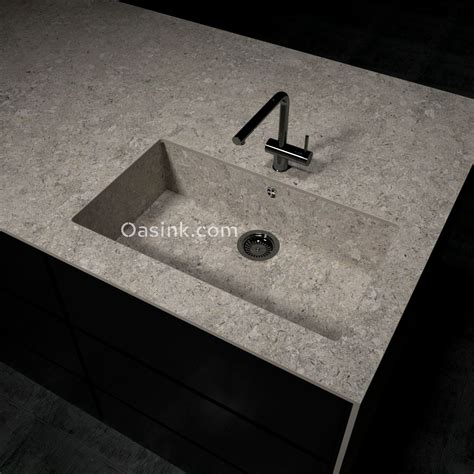 Dekton Grigio Sa Caleta Sink Oasink Integrated Sinks