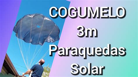 Cogumelo M Di Metro Paraquedas Solar De Sacola Respiro Youtube