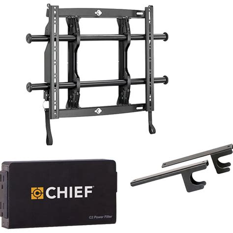 Chief Fusion Universal Flat Panel Micro Adjustable KITMSMPC1 B H