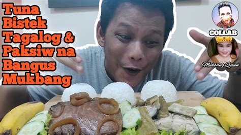 Tuna Bistek Tagalog And Paksiw Na Bangus Mukbang Online Collaboration