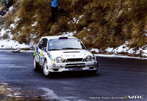 Stohl Manfred Minor Ilka Toyota Corolla Wrc Rallye Automobile