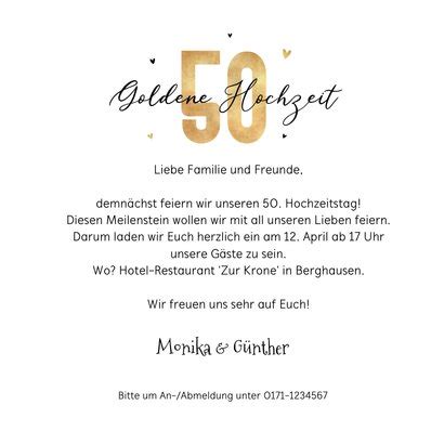 Einladung Goldene Hochzeit Lustig Send A Smile