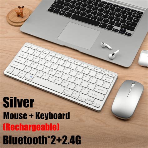 Wireless Keyboard Bluetooth 5 0 2 4G Mini Multimedia Teclado Bluetooth